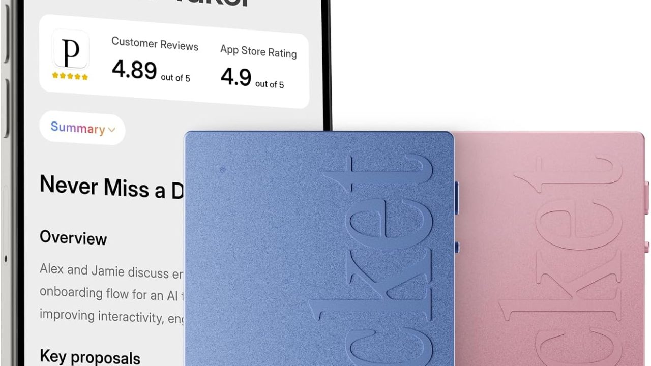 Pocket AI Sierra Blue + Baby Pink