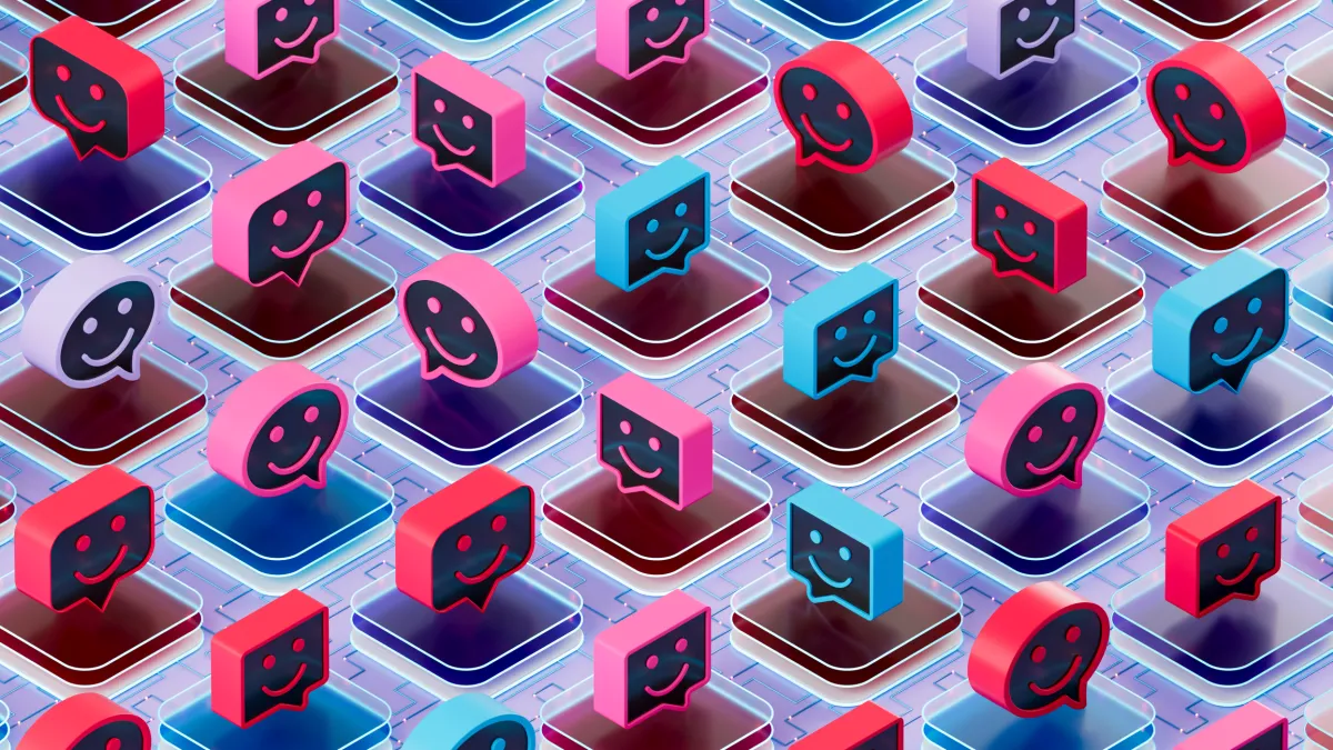 AI Chatbot Assistants, Artificial Intelligence Technology Concept. Digitally generated image.