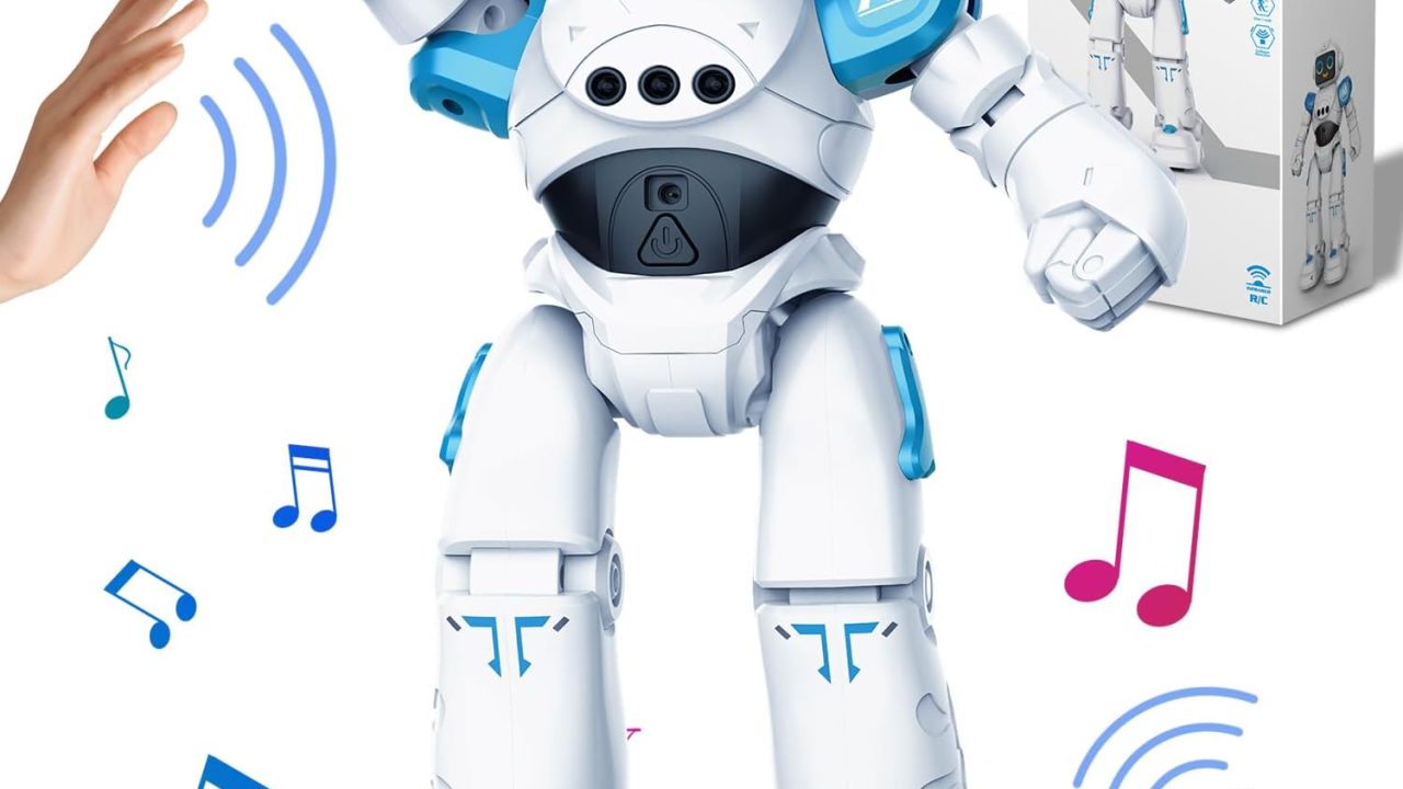 VATOS Robot Toys for Kids - Smart Talking Voice Remote Control Robot